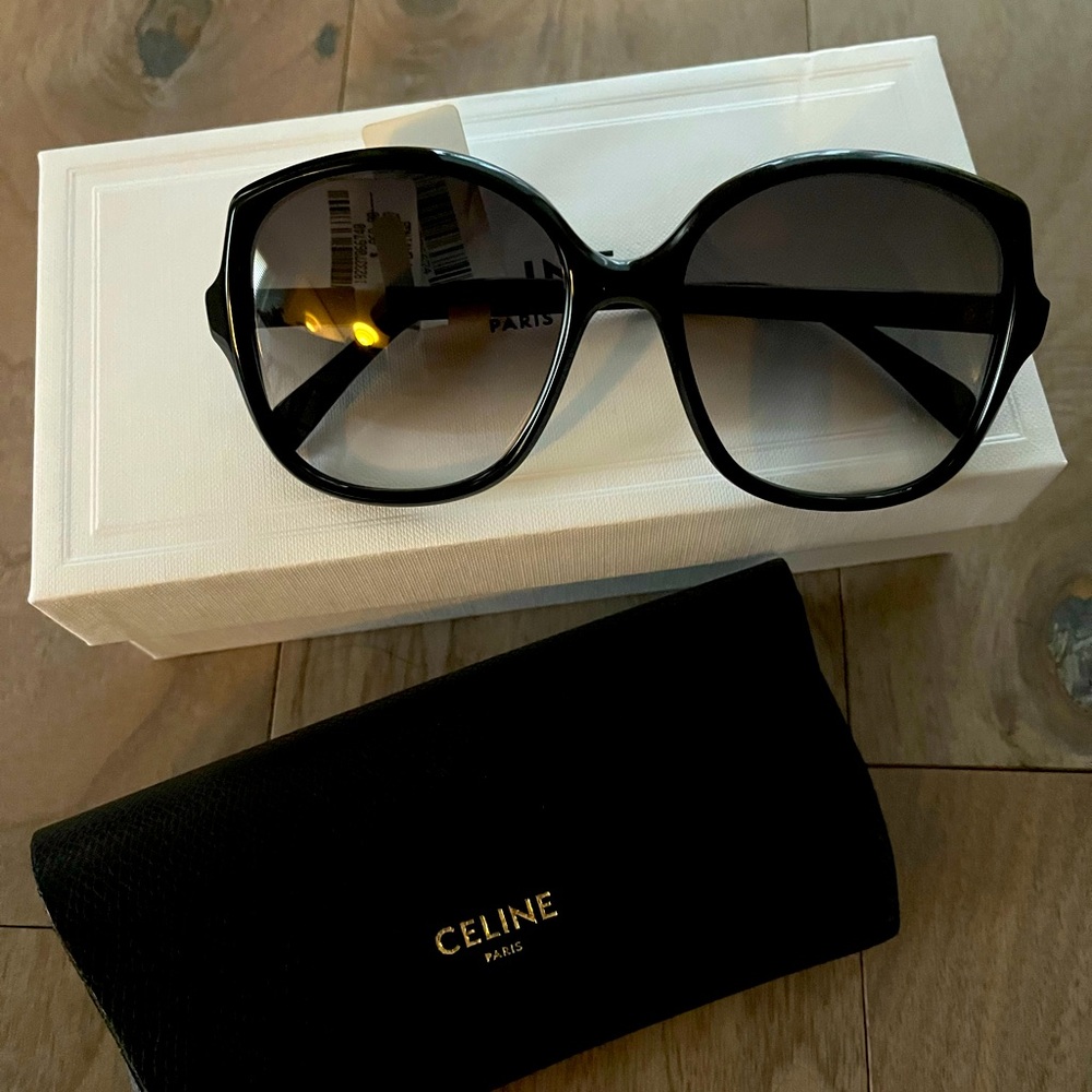 Celine 57 mm Square Sunglasses BN